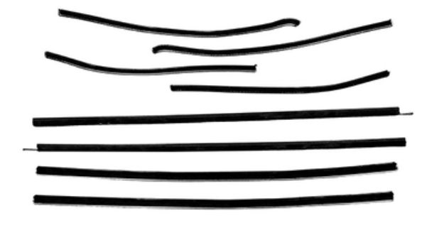 Picture of 1957 Buick Special Convertible Authentic Window Felts Whiskers Kit (8pcs)