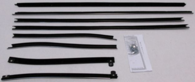 Picture of 1970-72 Skylark Convertible Authentic Window Felts Whiskers Kit (8pcs)