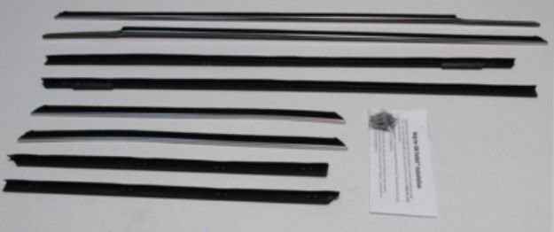 Picture of 1961-62 Convertible Authentic Window Felts Whiskers Kit (8pcs)