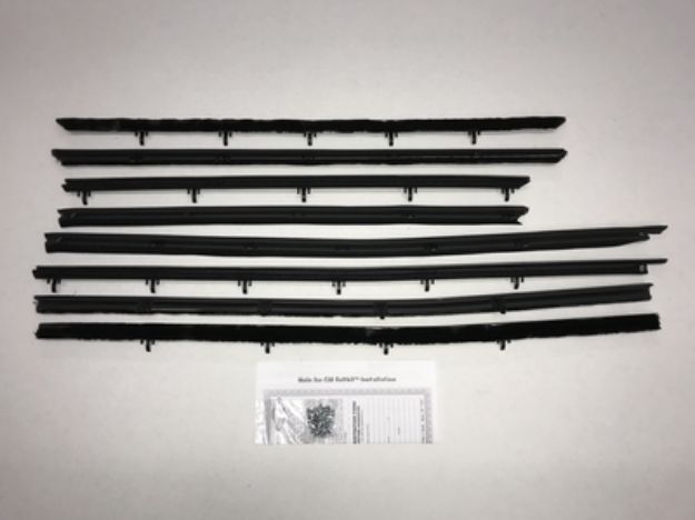 Picture of 1966-67 Chevelle 4 Door Hardtop Authentic Window Felts Whiskers Kit (8pcs)