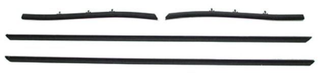 Picture of 1970-72 Chevelle Convertible Outers Only Replacement Window Felts Whiskers Kit (4pcs)