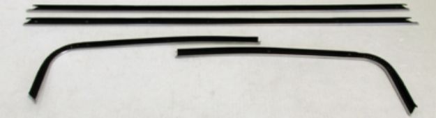 Picture of 1970-72 Chevelle 2 Door Hardtop Outers Only Replacement Window Felts Whiskers Kit (4pcs)