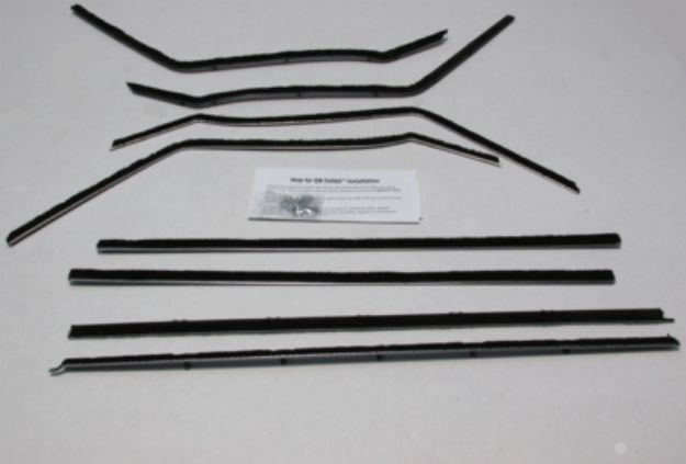 Picture of 1958 Bel Air 2 Door Hardtop Authentic Window Felts Whiskers Kit (8pcs)