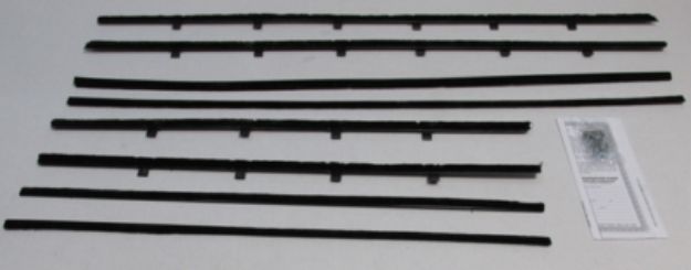 Picture of 1959-60 Bel Air 2 Door Sedan Authentic Window Felts Whiskers Kit (8pcs)