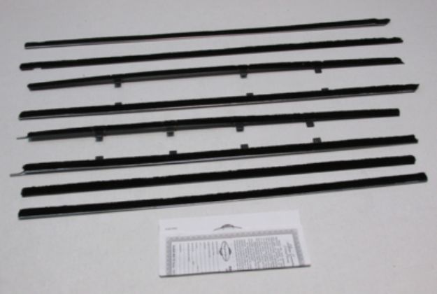 Picture of 1960 Bel Air 2 Door Hardtop Authentic Window Felts Whiskers Kit (8pcs)
