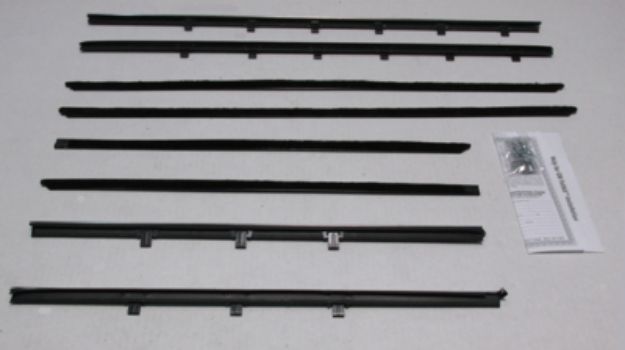 Picture of 1961-62 Bel Air 4 Door Sedan Authentic Window Felts Whiskers Kit (8pcs)