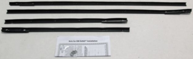 Picture of 1963-64 Impala 2 Door Hardtop Outers Only Authentic Window Felts Whiskers Kit (4pcs)