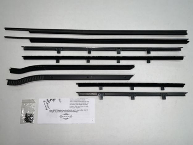 Picture of 1959-60 Impala Convertible Replacement Window Felts Whiskers Kit (8pcs)