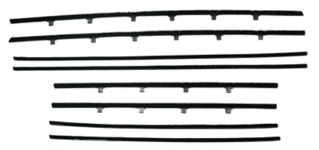 Picture of 1959-60 Impala 2 Door Sedan Replacement Window Felts Whiskers Kit (8pcs)