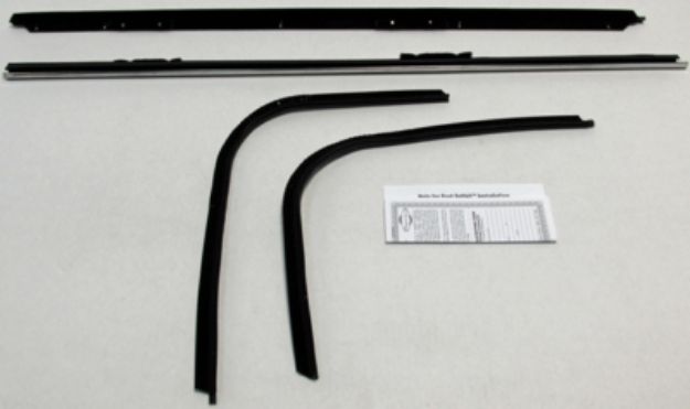 Picture of 1971-76 Impala Custom Coupe Outers Only Authentic Window Felts Whiskers Kit (4pcs)