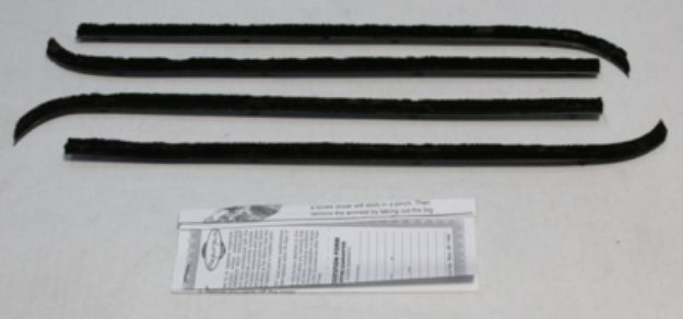 Picture of 1955-59 G.M. Truck Authentic Window Felts Whiskers Kit (4pcs)