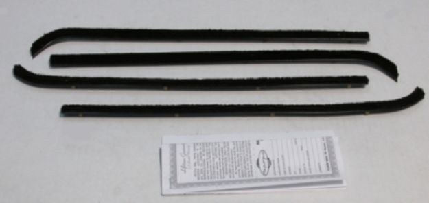 Picture of 1960-63 G.M. Truck Authentic Window Felts Whiskers Kit (4pcs)