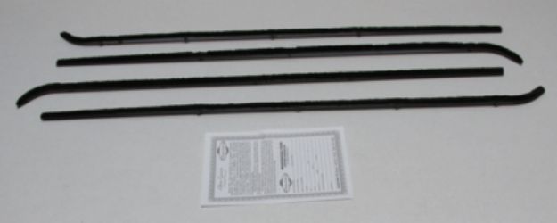 Picture of 1964-66 G.M. Truck With Out Vent Window Window Felts Whiskers Kit (4pcs)