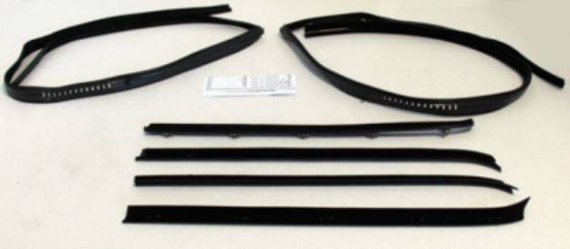 Picture of 1981-87 G.M. Truck Superkit Authentic Window Felts Whiskers Kit (6pcs)
