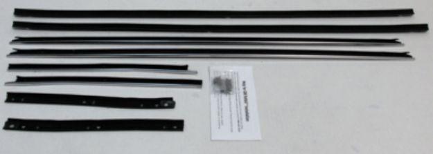 Picture of 1970-72 Monte Carlo With Buick Special Molding Replacement Window Felts Whiskers Kit