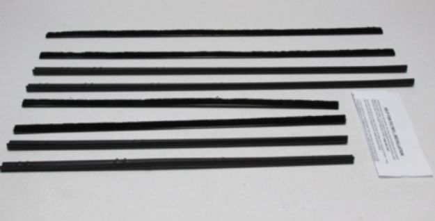 Picture of 1962-65 Nova 2 Door Sedan Authentic Window Felts Whiskers Kit (8pcs)