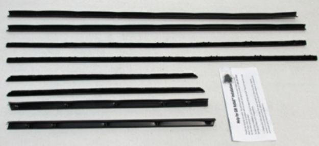 Picture of 1962-65 Nova & Chevy II Convertible Replacement Window Felts Whiskers Kit (8pcs)