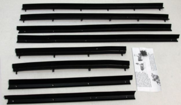 Picture of 1975-79 Nova 4 Door Sedan Replacement Window Felts Whiskers Kit (8pcs)