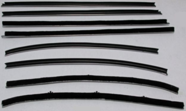 Picture of 1970-72 Cutlass 2 Door Sedan Authentic Window Felts Whiskers Kit (8pcs)