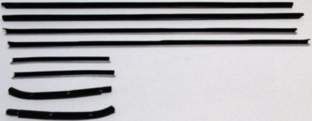 Picture of 1969-70 Cougar Standard Coupe Replacement Window Felts Whiskers Kit (8pcs)