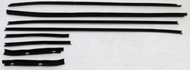 Picture of 1971-73 Cougar XR-7 Coupe Replacement Window Felts Whiskers Kit (8pcs)