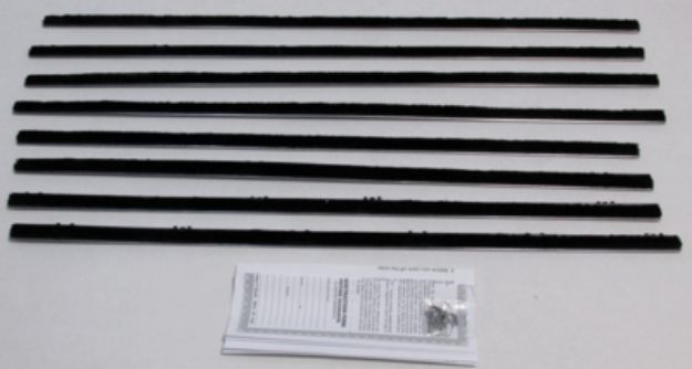 Picture of 1963-65 Fairlane 2 Door Sedan Authentic Window Felts Whiskers Kit