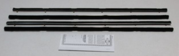 Picture of 1960-63 Falcon, Ranchero Authentic Window Felts Whiskers Kit (4pcs) The Thick Ones