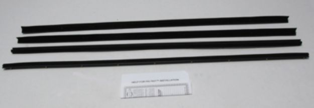 Picture of 1970-77 Maverick 2 Door Sedan Authentic Window Felts Whiskers Kit (4pcs)