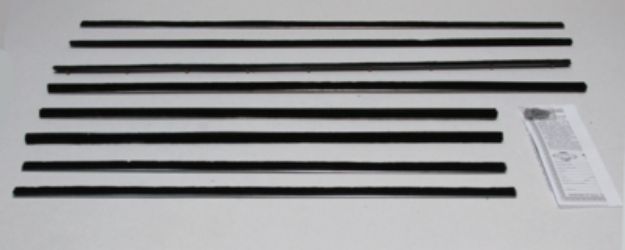 Picture of 1960-61 Galaxie 2 Door Fastback Starliner Authentic Window Felts Whiskers Kit (8pcs)