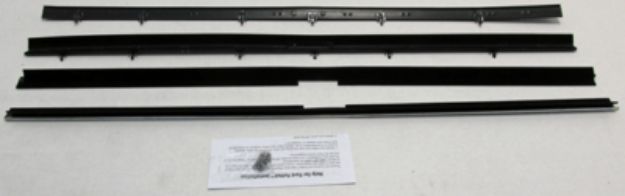 Picture of 1984-90 Lincoln Mark 7 Replacement Window Felts Whiskers Kit (4pcs)