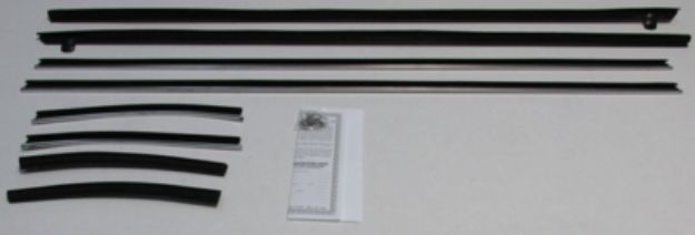 Picture of 1970 Mustang Coupe Authentic Window Felts Whiskers Kit (8pcs)