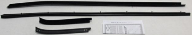 Picture of 1971-73 Mustang Coupe Outers Only Authentic Window Felts Whiskers Kit (4pcs)