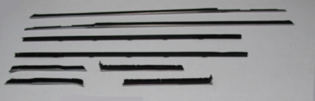 Picture of 1964-66 Thunderbird Convertible Authentic Window Felts Whiskers Kit (8pcs)