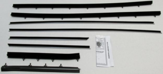 Picture of 1972-75 Torino Fastback, Sport Roof Replacement Window Felts Whiskers Kit (8pcs)