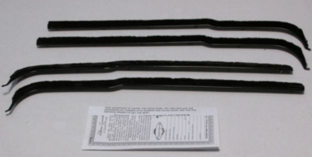 Picture of 1961-66 Ford Pickup Truck Authentic Window Felts Whiskers Kit (4pcs)
