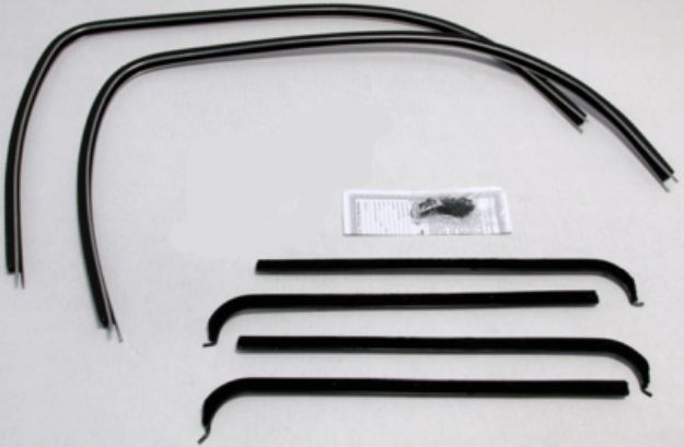 Picture of 1961-67 Econoline Van Deluxe Kit, Includes Authentic Window Felts Whiskers Kit, Division Bars, & Upper Channels