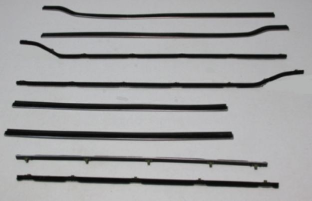 Picture of 1962 Belvedere 4 Door Sedan Authentic Window Felts Whiskers Kit (8pcs)