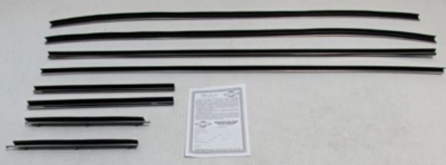 Picture of 1970 Challenger Coupe Authentic Window Felts Whiskers Kit (8pcs)