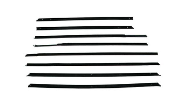 Picture of 1961 Cadillac 4 Door Sedan Authentic Window Felts Whiskers Kit (8 pcs)