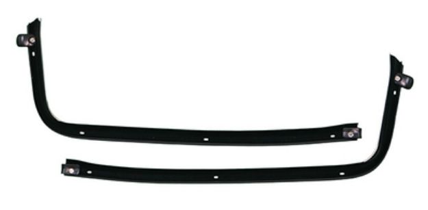 Picture of 1970-72 Chevelle 2 Door Hardtop Quarter Outer Window Felts Whiskers Kit (2pcs)