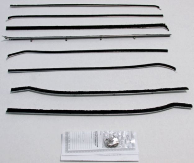 Picture of 1958 Delray Sedan Delivery Authentic Window Felts Whiskers Kit (8pcs)