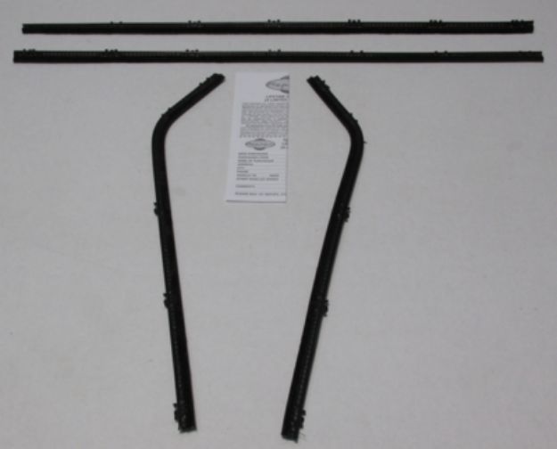 Picture of 1963-66 Dart 2 Door Sedan Outers Only Authentic Window Felts Whiskers Kit (4pcs)