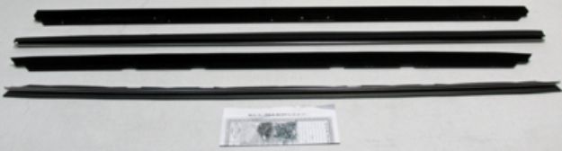 Picture of 1981-87 Grand Prix 2 Door Hardtop Authentic Window Felts Whiskers Kit (4pcs)