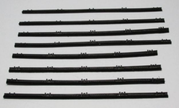 Picture of 1963-66 Dart 4 Door Sedan Authentic Window Felts Whiskers Kit (8pcs)