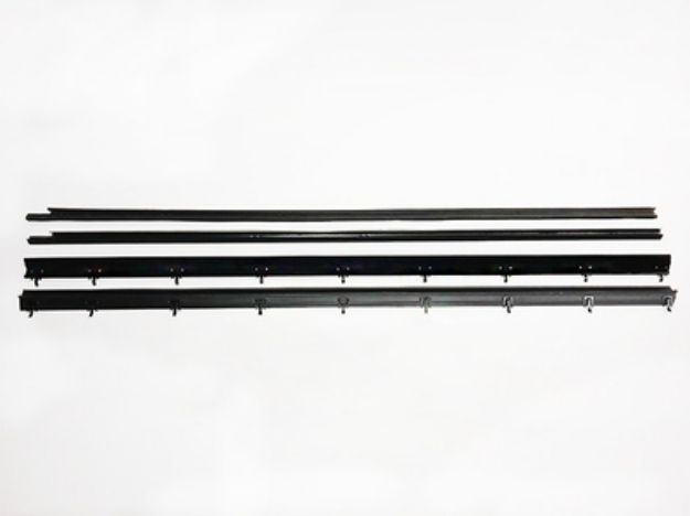 Picture of 1978-83 Fairmont Futura 2 Door Sedan Without Mirrors Authentic Window Felts Whiskers Kit (4pcs)