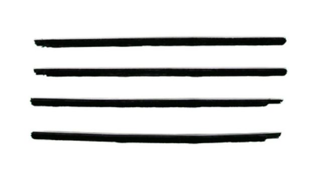 Picture of 1960-65 Falcon & Comet 4 Door Sedan Front Door Inners & Outers Authentic Window Felts Whiskers Kit (4pcs)