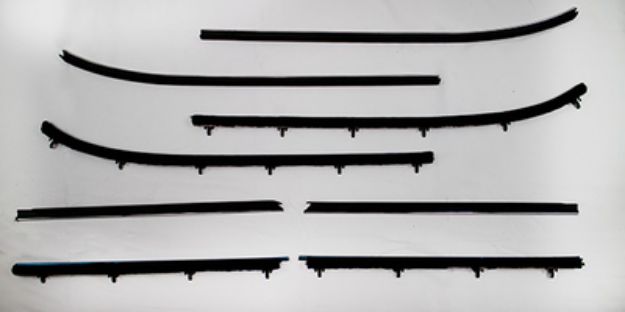 Picture of 1970-72 Skylark 4 Door Sedan Authentic Window Felts Whiskers Kit (8pcs)