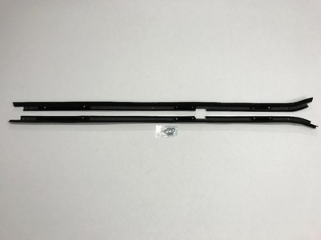 Picture of 1981-87 Regal 2 Door Authentic Window Felts Whiskers Kit With Buick Special Molding Outers Only (2pcs)
