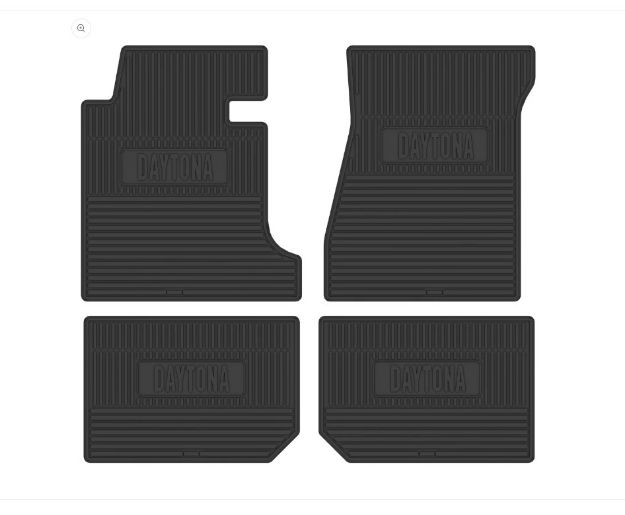 Picture of 1969 Dodge Daytona Next Generation Custom Vintage Rubber Floor Mats Package