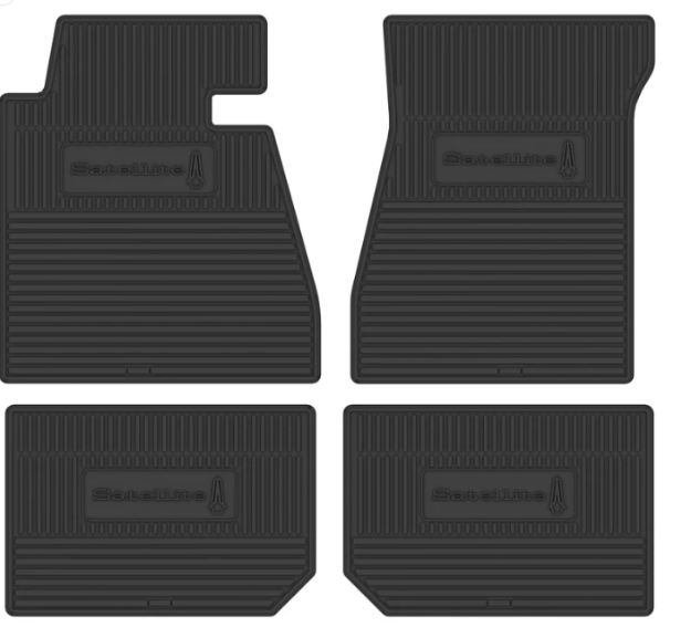 Picture of 1969-1970 Sport Plymouth Satellite Next Generation Custom Vintage Rubber Floor Mats Package